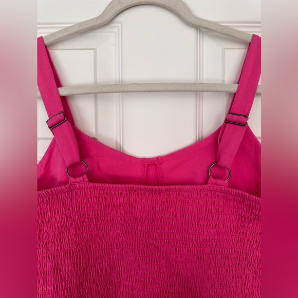 The Drop Women's Carmine Rose Wide Strap Knit Corset Top - Picture 4 of 6